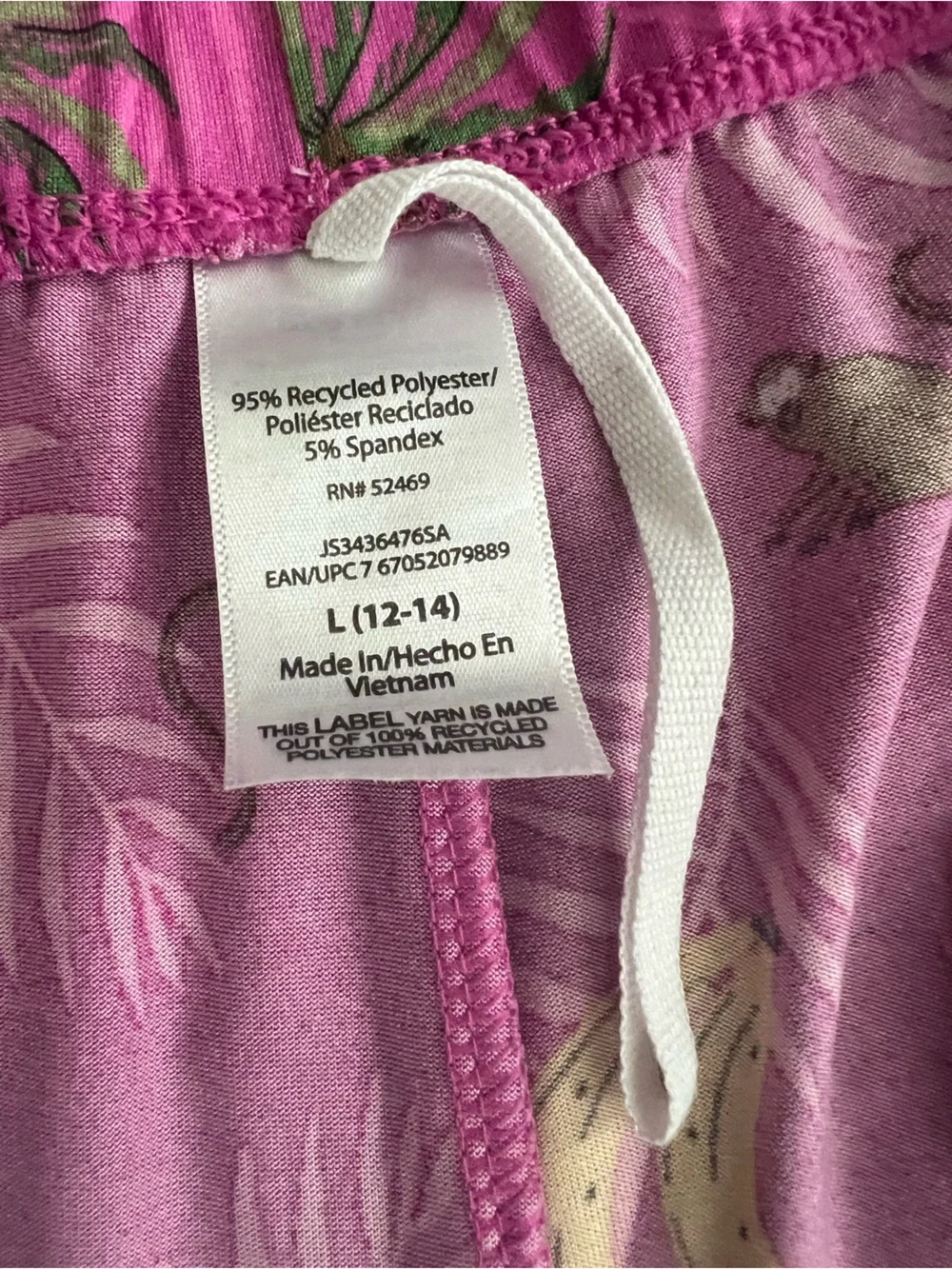 Women Hot pink Monkey Pajamas